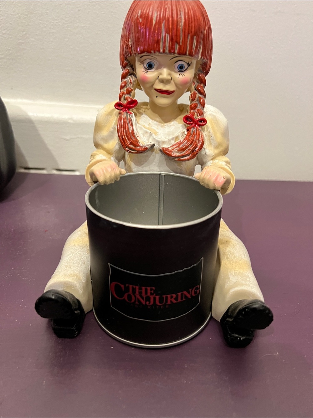 The Conjuring Red-Haired Doll Figure Planter